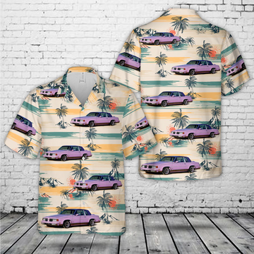 Maxcorners Personalized Car 1984 Oldsmobile Cutlass Supreme - Queen of the Boulevard Hawaiian Shirt, Custom Photo Car Aloha Shirts