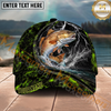 Maxcorners Fishing Thunder Strike Personalized Name Classic 3D Cap (9 Breeds)