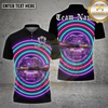Maxcorners Darts Shirt Neon Lips Ice Glow Multioptions Personalized Name, Team Name Unisex 3D Shirt (4 Colors)