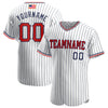 Maxcorners Custom Royal Gray-Navy Premium American Flag Fashion Baseball Jersey LM0210