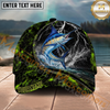 Maxcorners Fishing Thunder Strike Personalized Name Classic 3D Cap (9 Breeds)
