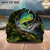 Maxcorners Fishing Thunder Strike Personalized Name Classic 3D Cap (9 Breeds)