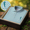 Maxcorners St Patrick's Day Shamrock Golf And Beer Blue And White Golf Shirt, Polo Shirts For Men, Golf Shirts For Men