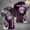 Maxcorners Volleyball Dragon Lava Fierce Graphic Multicolor Options Personalized 3D V-neck T-Shirt