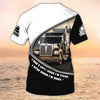 Maxcorners Trucker Tshirts, Big Truck T Shirts, Truck Driver Custom T-Shirt