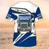 Maxcorners Semi Truck T Shirts, Big Truck T Shirts, Truck Driver Custom T-Shirt