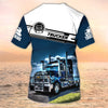 Maxcorners Tow Truck Driver Shirts, Big Truck T Shirts, Truck Driver Custom T-Shirt