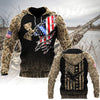 Maxcorners Ripped American Flag Duck Hunting Apparels