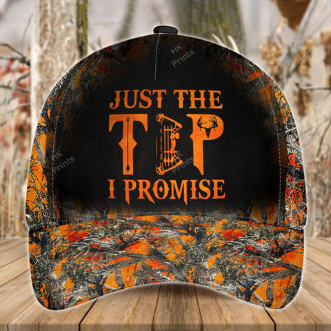 Maxcorners BowHunting Just The Tip I Promise Orange Camouflage Hunting Apparels