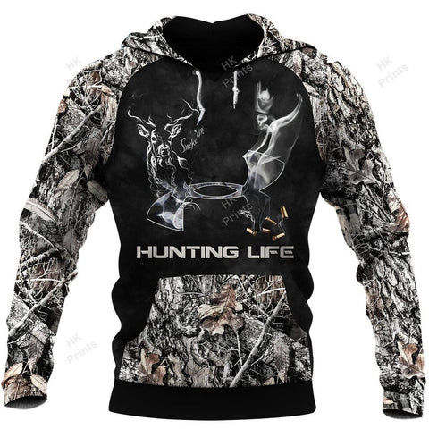 Maxcorners Deer With Smoke Camouflage Hunting Apparels