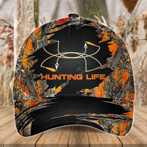 Maxcorners Personalized Bow Hunting Life Orange Camouflage Hunting Apparels