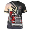 Maxcorners 3D Trucker Driver Shirt