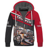 Maxcorners Red 3D Truckers Shirt Truck Driver Shirt