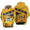 Maxcorners School Bus Driver All Over Printed 3D Shirt All About That Bus Shirt