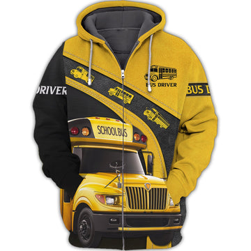 Maxcorners School Bus Driver 3D Shirt