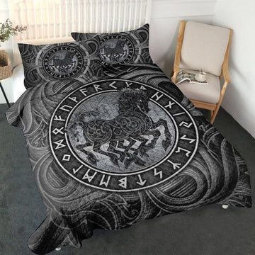 Maxcorners Viking Quilt - Odin Horse Celtic - Blanket