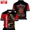 Maxcorners Personalized Firefighter 3D Shirt