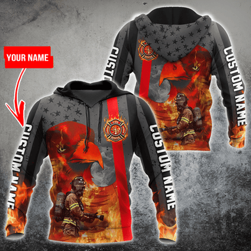 Maxcorners Personalized The Fire-Fighting Effort 3D Shirt