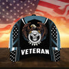 Maxcorners Premium U.S Multiple Service Veteran 3D Cap