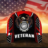 Maxcorners Premium U.S Multiple Service Veteran 3D Cap