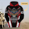 Maxcorners Custom Name Premium Unique Veteran All Over Printed Shirt