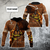 Maxcorners Personalized Firefighter Emergency 3D Shirt