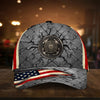 Maxcorners Premium U.S Veteran 3D Cap Flag USA Printed