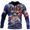 Maxcorners US Veteran - All Over Printed U.S Navy Veteran Unisex Shirts