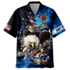 Maxcorners US Veteran - Eagle All Over Printed U.S Navy Veteran Unisex Shirts