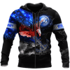 Maxcorners US Veteran - All Over Printed U.S Navy Galaxy Unisex Shirts