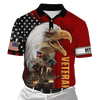 Maxcorners US Veteran - All Over Printed U.S Veteran Red Unisex