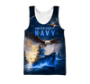 Maxcorners US Veteran - Eagle Us Navy Veteran 3D All Over Printed Unisex Shirts
