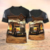 Maxcorners Trucker t Shirts Funny,Trucker Shorts, Trucker Men Beach Shorts, Tshirt And Board Shorts