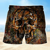 Maxcorners Gangster Skull Lover Mens Board Shorts