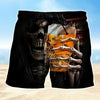 Maxcorners Skull Beer Mens Board Shorts
