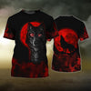 Maxcorners Wolf Red Eyes 3D Shirt