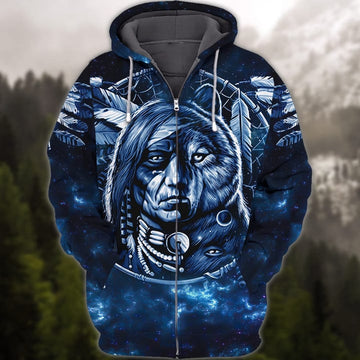 Maxcorners Wolf And Girl Shirt