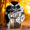Maxcorners Personalized Name The Uniqe Deer Hunting Hoodie & Zip Hoodie 3D Multicolor