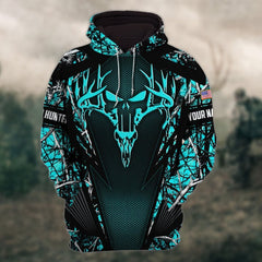 Maxcorners Personalized Name Premium Hunting Hoodie & Zip Hoodie 3D