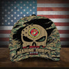 Maxcorners Colorful Puniskull Multiservice U.S Veteran Cap