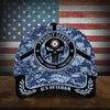 Maxcorners Badass Puniskull Multiservice U.S Veteran Cap