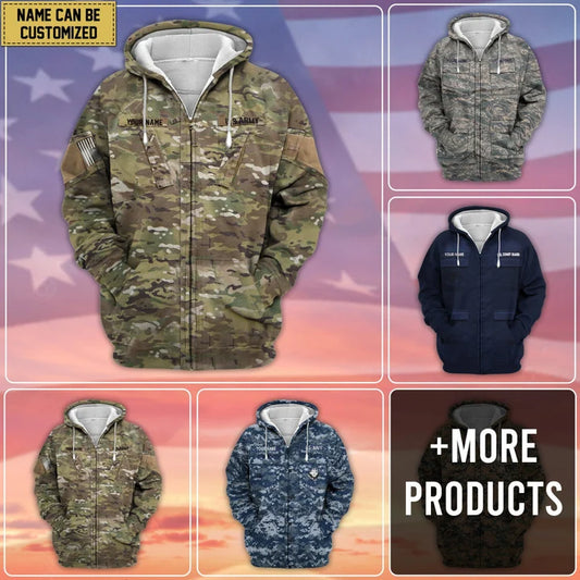 Customized Premium USA Military Veteran