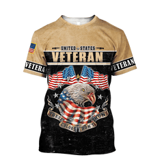 Maxcorners US Veteran - These Color Don't Run Unisex Shirts