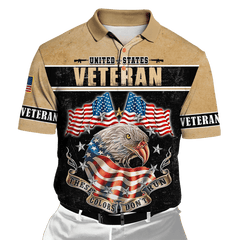 Maxcorners US Veteran - These Color Don't Run Unisex Shirts