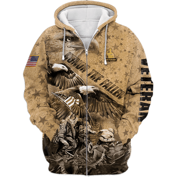 Maxcorners US Veteran - Honor The Fallen Unisex Shirts
