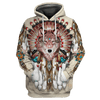Maxcorners Love Wolf Native American For Women