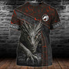 Maxcorners Flame Dragon 3D Full Print Shirts SO2612