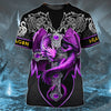 Maxcorners Purple Dragon Tattoo 3D Full Print SO2612