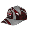 Maxcorners Ride With Pride Dark Red Big Truck Classic Cap