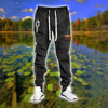 FISHING HOOK CRACK US FLAG D PRINT COMBO HOODIE AND SWEATPANTS